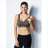Bravado Body Silk Seamless Yoga Nursing Bra in Charcoal Heather