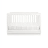 Babyletto Harlow 3-in-1 Convertible Crib in Acrylic White Base