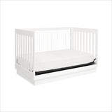 Babyletto Harlow 3-in-1 Convertible Crib in Acrylic White Base
