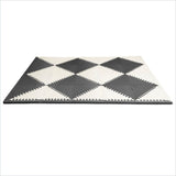 Skip Hop Playspot Geo Triangular Foam Floor Tiles in Black And Cream