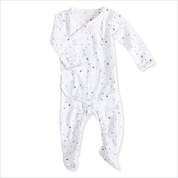 Aden + Anais Long Sleeve Kimono One-Piece in Night Sky Starburst