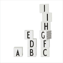 Design Letters Aj Wooden Cubes A-Z