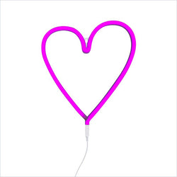 A Little Lovely Company Neon Light: Heart - Pink