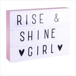 A Little Lovely Company Lightbox A4: Pink