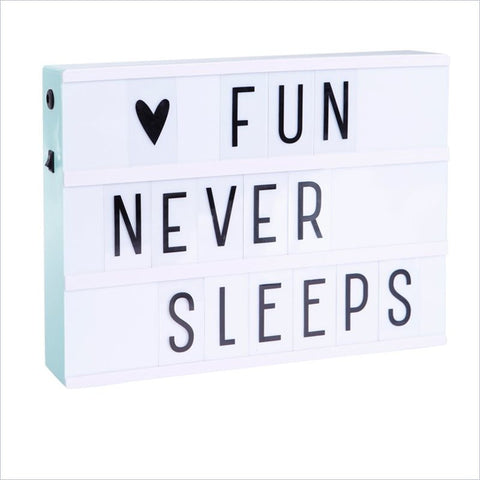 A Little Lovely Company Lightbox A4: Mint