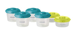 Beaba Clip Containers 6 Piece Set in Peacock