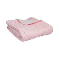 Living Textiles Penelope Jersey Pintuck Comforter in Pink and Koko Rose